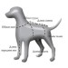 OSSO Fashion комбинезон для собак дождевик 45-0 (мальчик) черный/принт