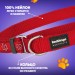 Мартингейл ошейник для собак Red Dingo красный с белыми горохами 21-33 см, 12 мм | XS