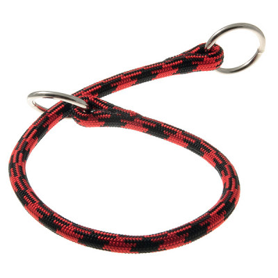 PetLine ошейник-удавка для собак круглый 8мм*50см черно-красный