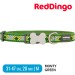 Ошейник для собак Red Dingo зеленый Monty 31-47 см, 20 мм | M