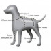 OSSO Fashion комбинезон для собак для собак из флиса на молнии р65 бордовый (девочка)