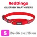 Mартингейл ошейник для собак Red Dingo Британский флаг 24-36 см, 15 мм | S