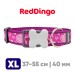 Ошейник для собак Red Dingo сиреневый Breezy Love 40 мм 37-55 см | XL