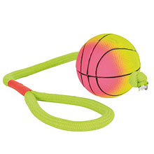 Trixie Мяч мягкий на веревке 6см*30см