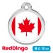 Адресник для собаки Red Dingo средний M канадский клен